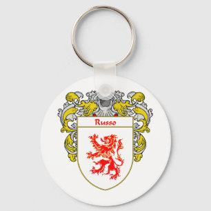Russo Coat of Arms (Geleid) Sleutelhanger