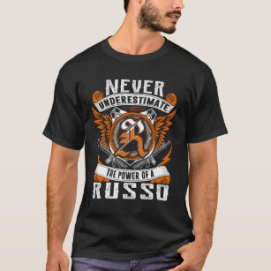 RUSSO - Onderschat nooit gepersonaliseerd T-shirt