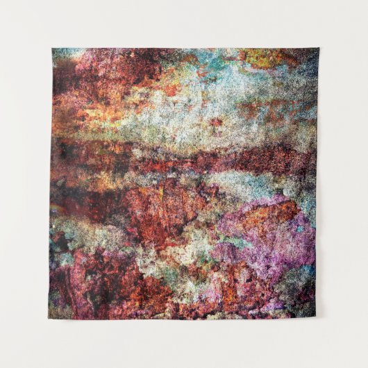 Rust abstract colorful grunge wandkleed (Voorkant (horizontaal))