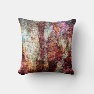 Rust, abstract gekleurd kussen