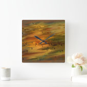 Rust Abstracte wandklok (Huis)