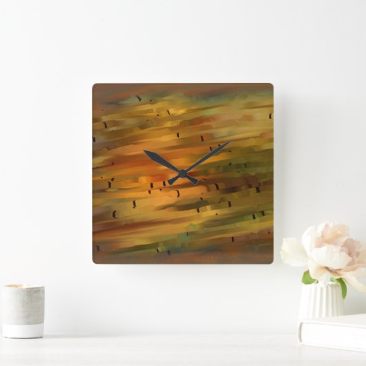 Rust Abstracte wandklok (Huis)