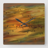 Rust Abstracte wandklok (Voorkant)