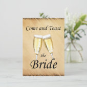 Rust and Lace Bachelorette Party Kaart (Staand voorkant)