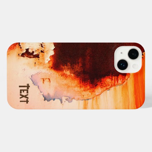 Rust Art Cool Fun Unique iPhone Hoesje (Achterkant horizontaal)