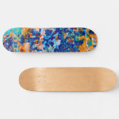 Rust Art Cool Fun Unique Persoonlijk Skateboard (Horizontaal)