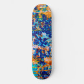 Rust Art Cool Fun Unique Persoonlijk Skateboard (Voorkant)