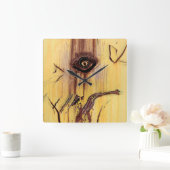 Rust Art - uniek, cool Vierkante Klok (Huis)