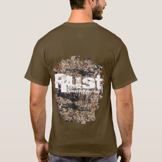 Rust~Artwork bij moeder Natuur T-shirt (Achterkant)