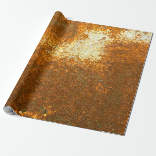 Rust backaardse abstract, oud, antiek, b cadeaupapier (Uitgerold)
