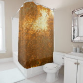 Rust backaardse abstract, oud, antiek, b douchegordijn (In situ)
