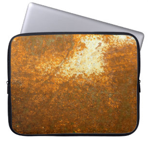 Rust backaardse abstract, oud, antiek, b laptop sleeve
