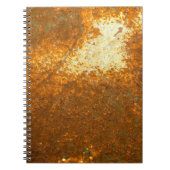 Rust backaardse abstract, oud, antiek, b notitieboek (Voorkant)