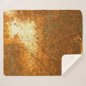 Rust backaardse abstract, oud, antiek, b sherpa deken (Voorkant (horizontaal))