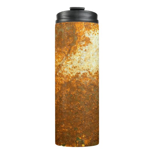 Rust backaardse abstract, oud, antiek, b thermosbeker (Voorkant)
