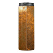 Rust backaardse abstract, oud, antiek, b thermosbeker (Achterkant)
