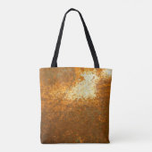 Rust backaardse abstract, oud, antiek, b tote bag (Achterkant)