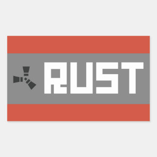 RUST Banner BGWG Rechthoekige Sticker