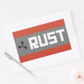 RUST Banner BGWG Rechthoekige Sticker (Envelop)
