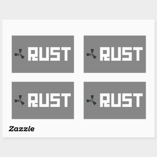 RUST Banner BGWG Rechthoekige Sticker (Vel)
