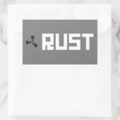 RUST Banner BGWG Rechthoekige Sticker (Tas)
