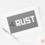 RUST Banner BGWG Rechthoekige Sticker (Envelop)