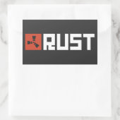 RUST Banner BRWC Rechthoekige Sticker (Tas)