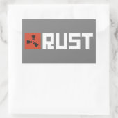 RUST Banner BRWG Rechthoekige Sticker (Tas)