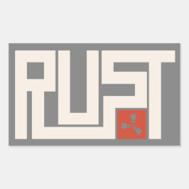 RUST Banner CRWaG Rechthoekige Sticker