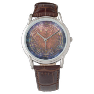 Rust & Blue Steampunk Horloge