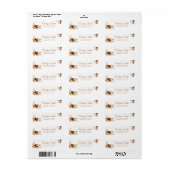 Rust Bohemen en Pampas Grass Weddenschap Label (Full Sheet)