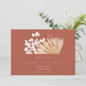 Rust Boho Fall Wedding Save The Date (Staand voorkant)