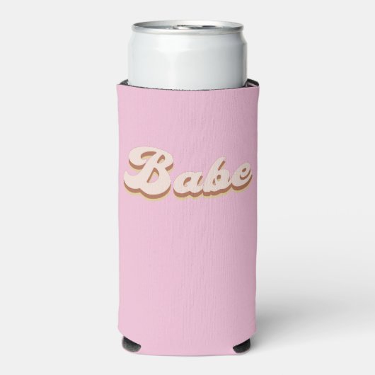 Rust Boho Retro Bachelorette Party Bridesmaid Can Seltzer Blikjeskoeler (Seltzer Voorkant)