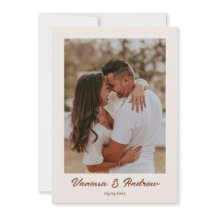 Rust Brown Boho minimalistische foto bruiloft