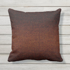 Rust Brown Textured Buitenkussen