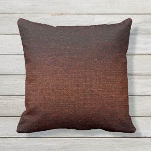 Rust Brown Textured Buitenkussen