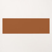 Rust-bruin gepersonaliseerde yogamat (Achterkant (horizontaal))