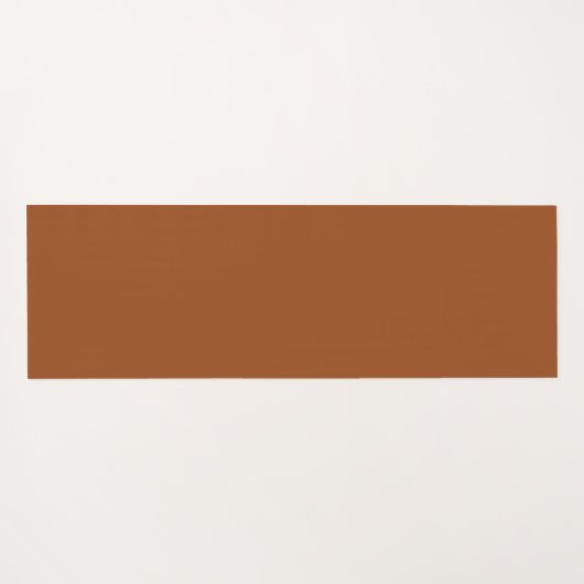 Rust-bruin gepersonaliseerde yogamat (Achterkant (horizontaal))