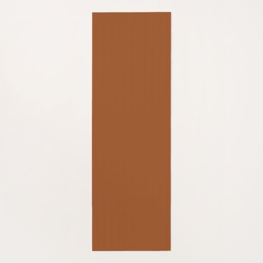 Rust-bruin gepersonaliseerde yogamat (Achterkant)