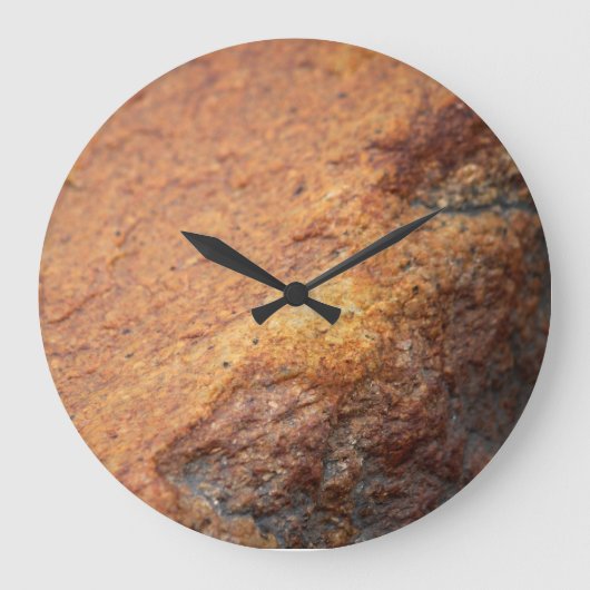 Rust Colour Granite Rock Wall klok (Voorkant)