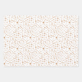Rust Confetti Waterverf Stippen Wrapping Paper (Voorkant 2)
