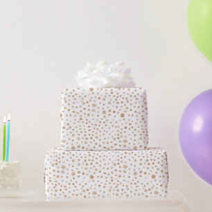 Rust Confetti Waterverf Stippen Wrapping Paper Cadeaupapier
