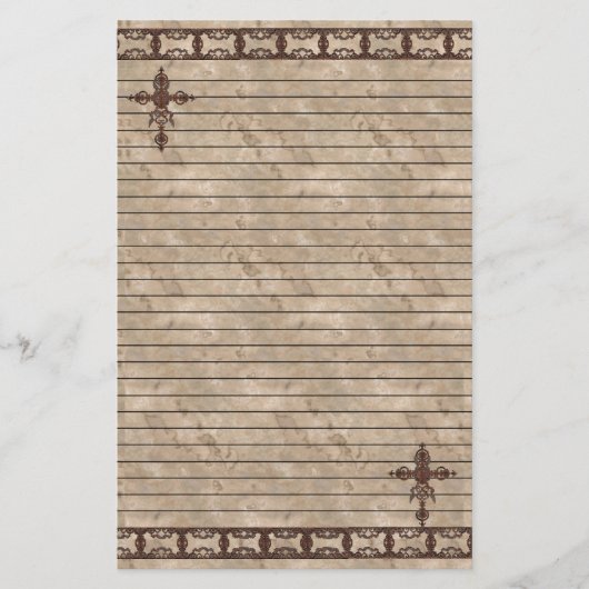 Rust Cross Briefpapier (Voorkant)