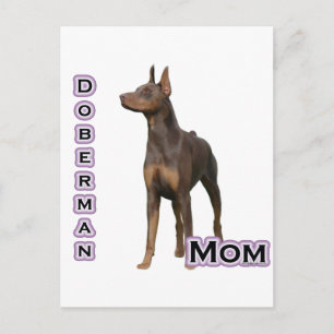 Rust Doberman Moeder 4 Briefkaart