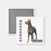 Rust Doberman Moeder 4 - Magneet (Voorkant / Achterkant)