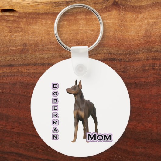 Rust Doberman Moeder 4 - Sleutelhanger (Achterkant)
