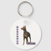 Rust Doberman Moeder 4 - Sleutelhanger (Achterkant)