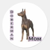 Rust Doberman Moeder 4 - Sticker (Voorkant)