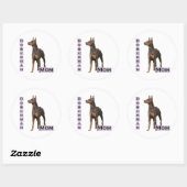 Rust Doberman Moeder 4 - Sticker (Vel)