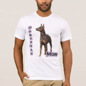 Rust Doberman Moeder 4 T-shirt (Voorkant)